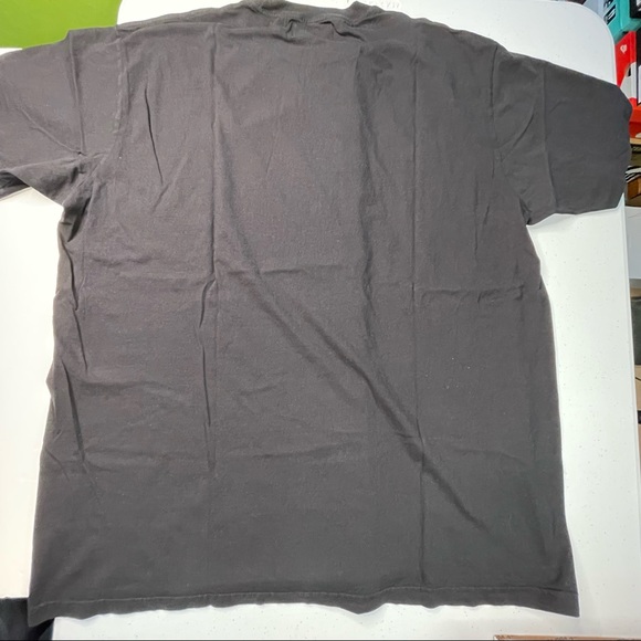 Awake New York Chrome Logo Spellout Mens 2XL Size Black Graphic Tee Shirt - Picture 3 of 6